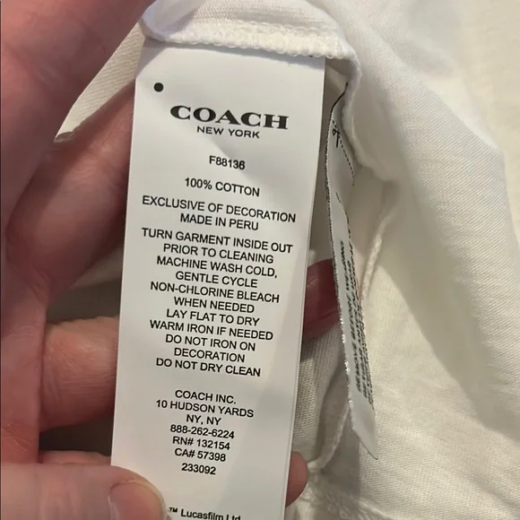 NWT Coach Graphic Star Wars Collaboration Shirt - Picture 9 of 9